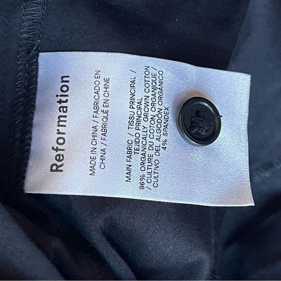 Reformation Black Mini Dress - Picture 5 of 7